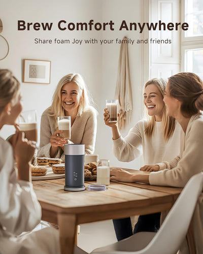 AMZCHEF IPX6 Waterproof Electric Milk Frother
